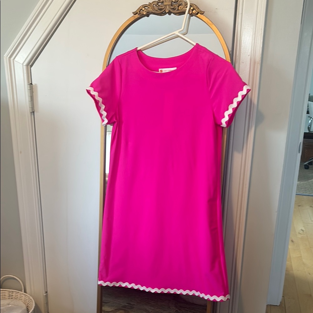 Pink Jude Connolly Dress with White Trim